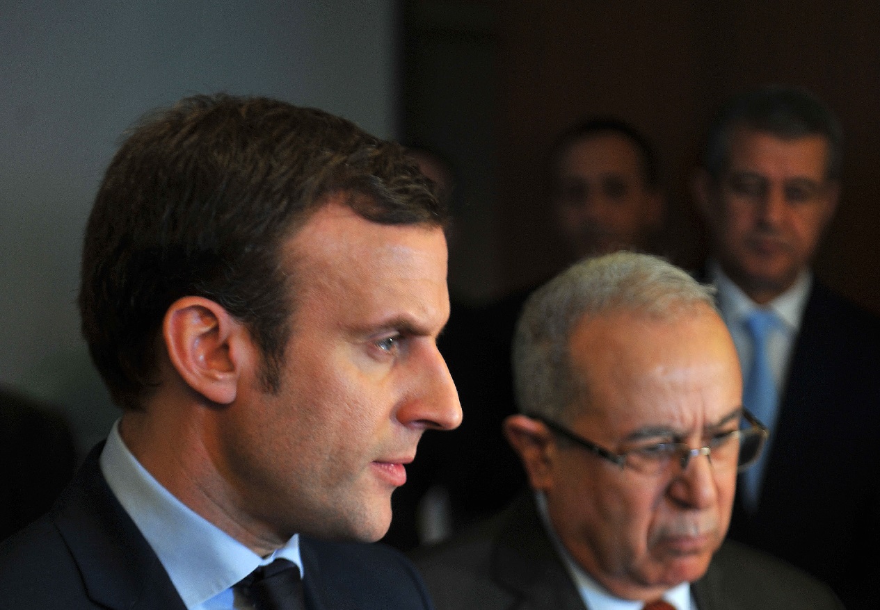 Candidat à la présidentielle, Emmanuel Macron est à Alger pour un soutien électoral. New Press